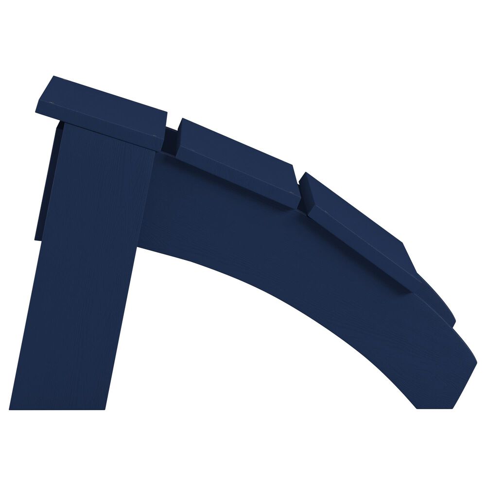Flash Furniture Sawyer Adirondack Chair in Navy Blue, , large