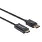 Manhattan 6" DisplayPort to HDMI Cable in Black, , large