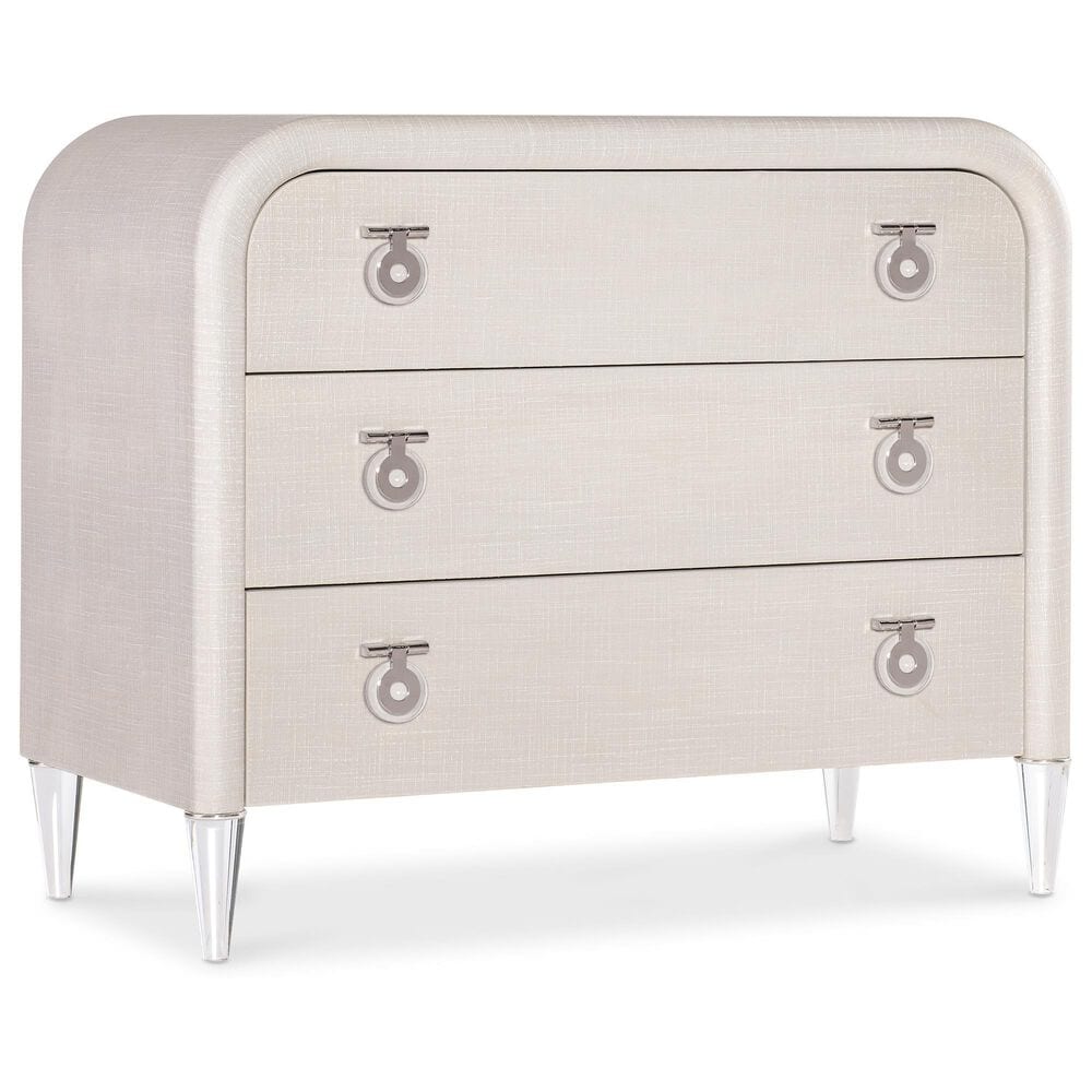 Hooker Furniture Melange 3-Drawer Accent Chest in Clear, , large
