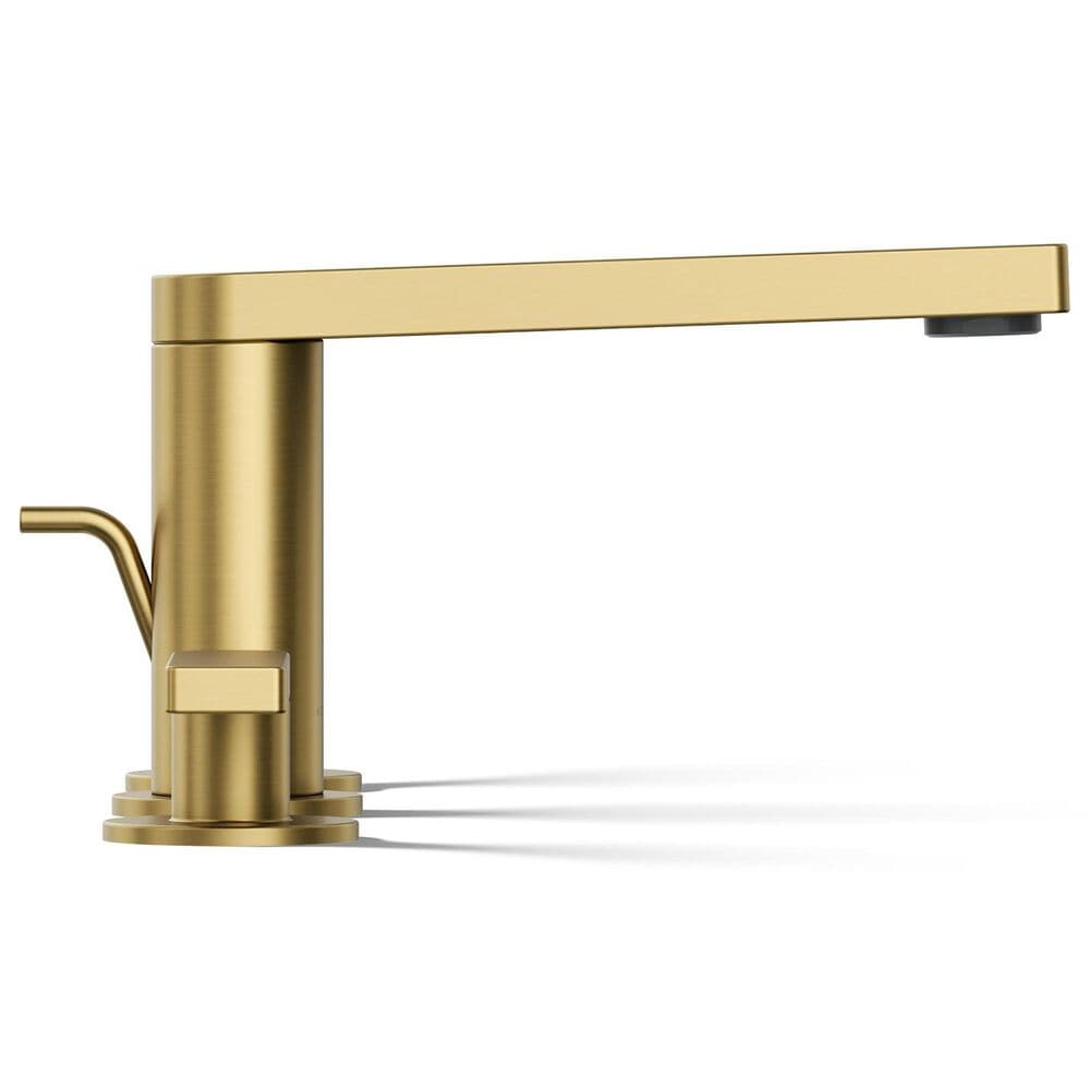 Kohler Composed Widespread Bathroom Sink Faucet in Vibrant Brushed Moderne Brass, , large