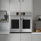 Cafe 30" Smart Built-in Convection Single Wall Oven with French Doors in Stainless Steel, , large