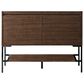 James Martin Vanities Mantova 47.3" Single Vanity Cabinet in Mid-Century Walnut and Champagne Brass, , large