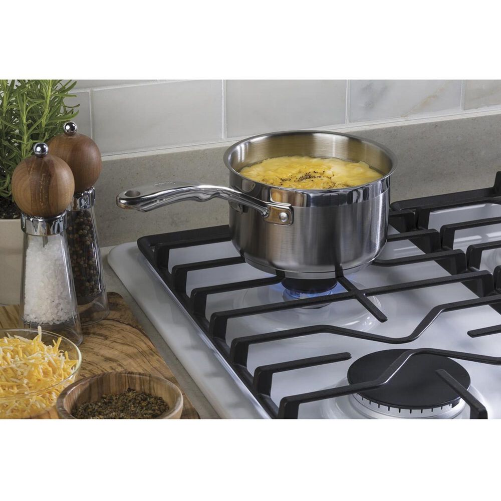 GE Appliances 30&quot; Built-In Gas Cooktop in White, , large