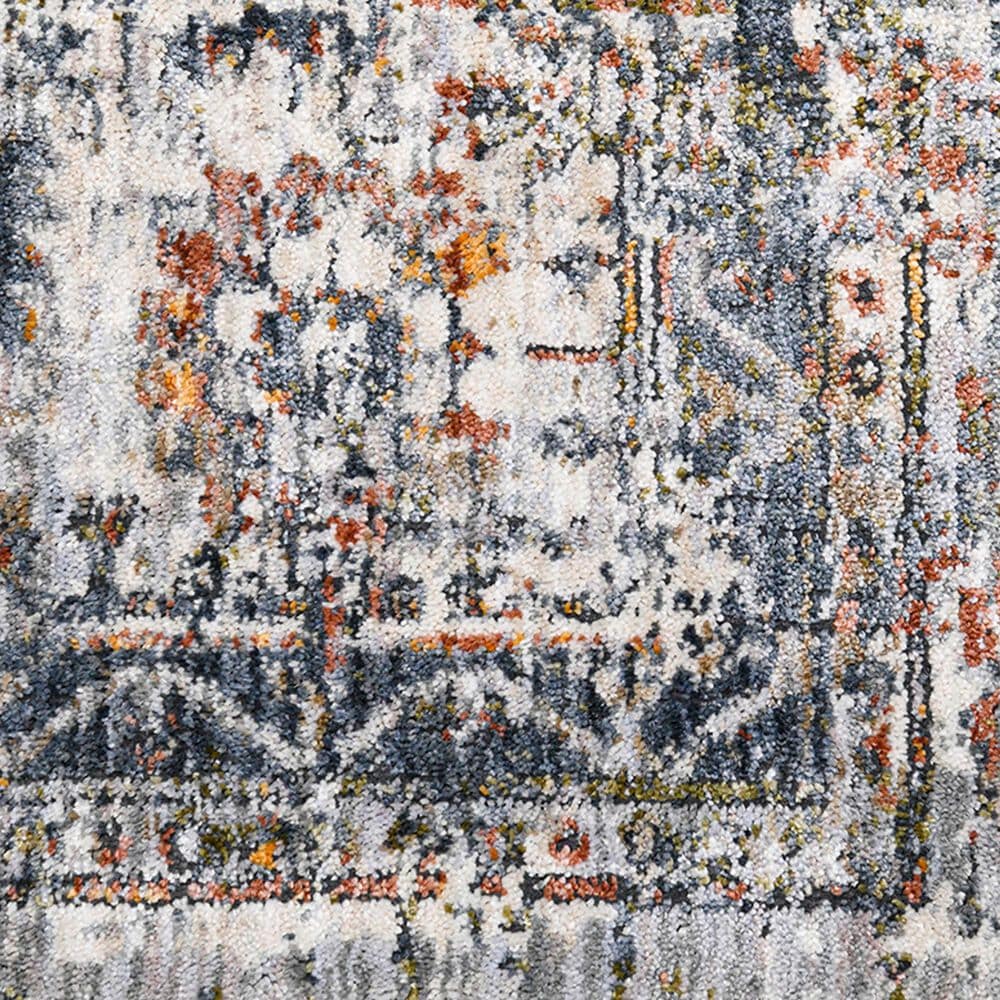 Amer Rugs Vermont 2&#39;7&quot; x 8&#39; Gray and Ivory Runner, , large