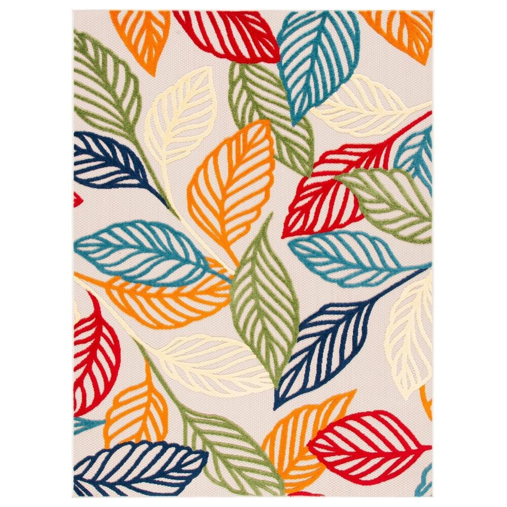 Safavieh Cabana 9" x 12" Ivory and Green Area Performance Rug, , large