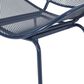 Hearth and Haven Elba Outdoor Mesh Accent Chair in Navy (Set of 2), , large
