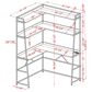 Furniture of America Darrel Desk in Black and Light Oak, , large