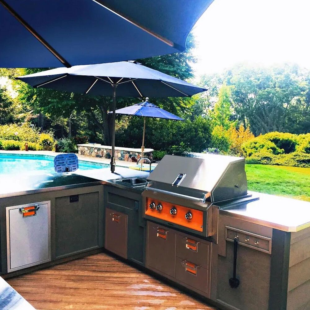 Hestan Aspire 36" Built-In Natural Gas Grill with Rotisserie in Stainless Steel, , large
