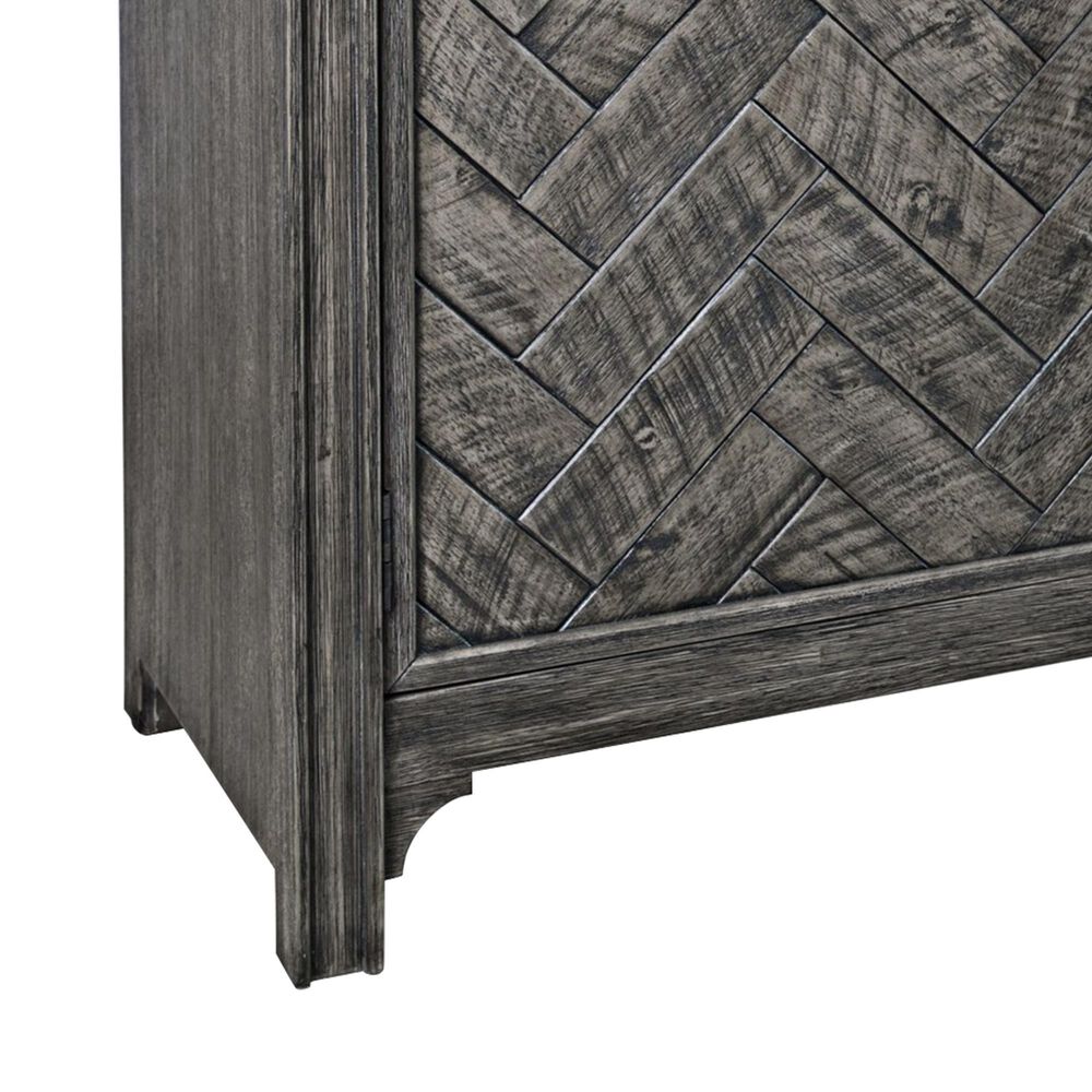 Waltham Gramercy 4 Door Accent Cabinet in Platinum, , large