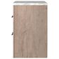 Ashley Senniberg 4-Piece Full Panel Bed Set in Light Brown and White, , large