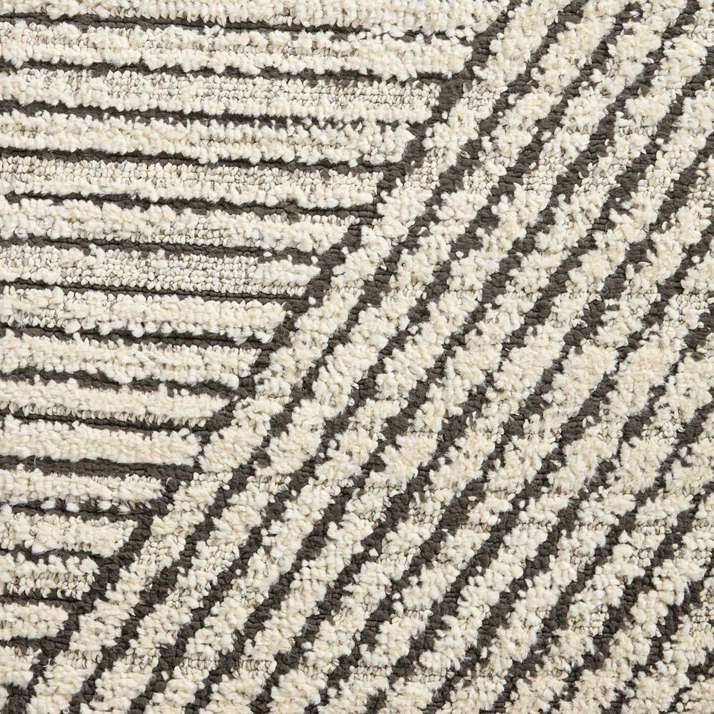 Loloi II Fabian FAB-06 2&#39;7&quot; x 7&#39;6&quot; Charcoal and Ivory Runner, , large