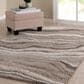 Central Oriental Structures Torrent Arette 7"10" x 9"10" Cloud and Multicolor Area Rug, , large