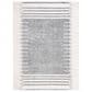 Safavieh Melody MEL106A 4" x 6" Ivory and Black Area Rug, , large