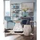 Artistica Metal Invicta Round Spot Table in Navy Blue and Polished Nickel, , large