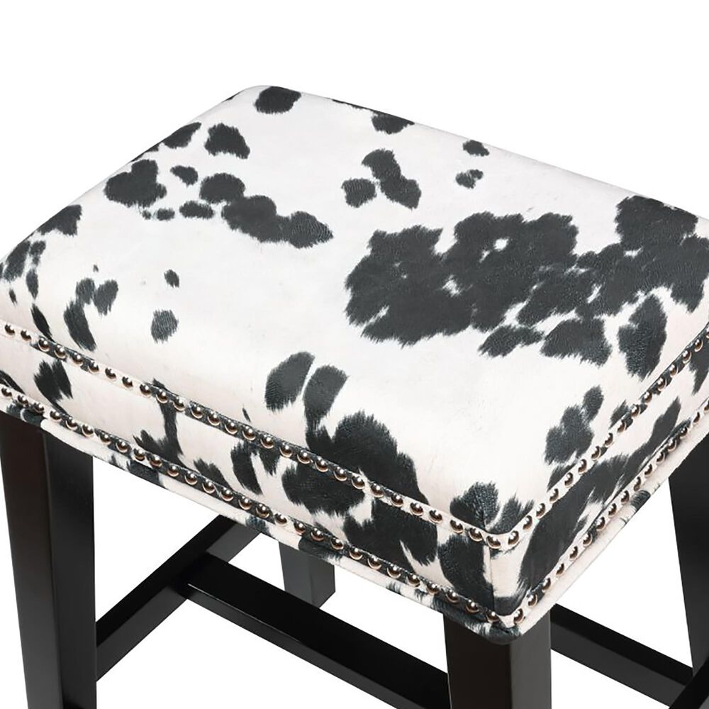 Linden Boulevard Wyatt Bar Stool in Black, , large