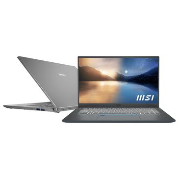 MSI Prestige 15.6" Laptop | Intel Core i5-1155G7 - 16GB RAM - NVIDIA GeForce GTX 1650 - 512GB SSD in Carbon Gray, , large