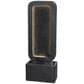 Alfresco Home Tranquility Resin Fountain with Lights in Black, , large