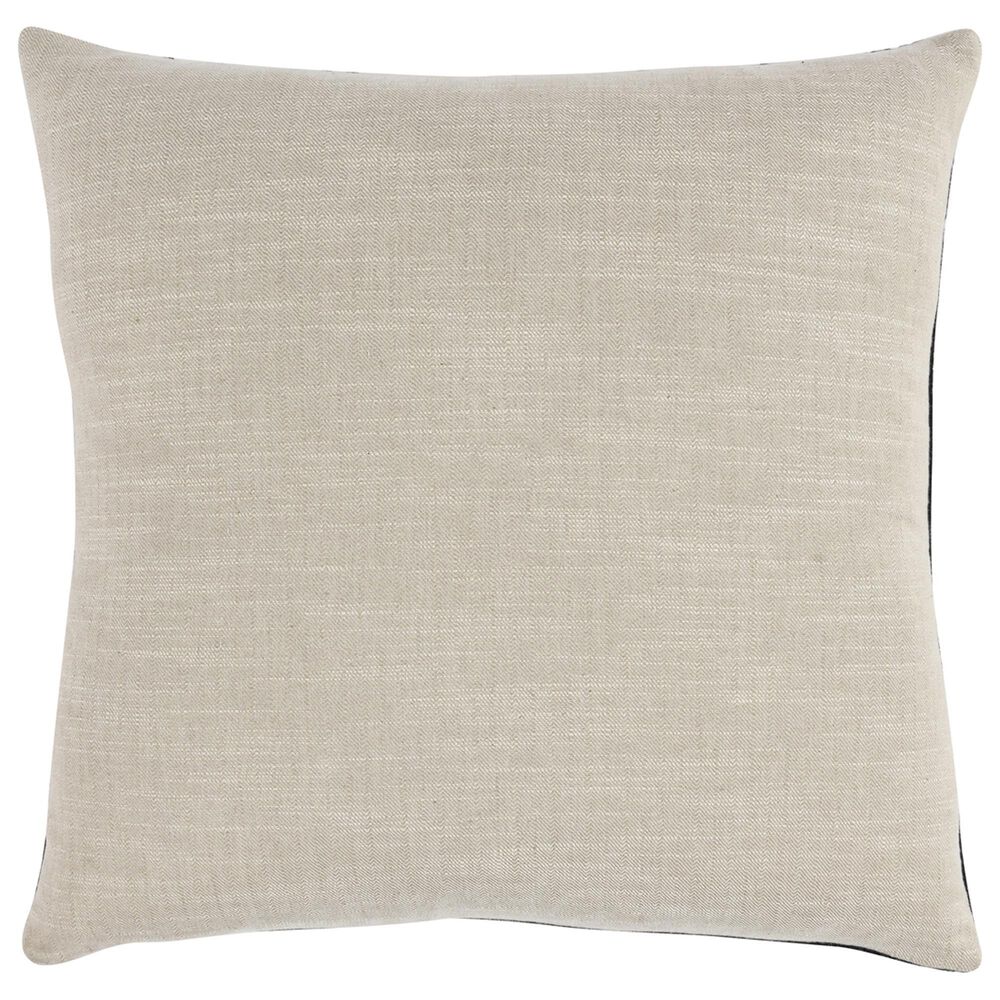 Classic Home Gratitude 22&quot; Square Throw Pillow in Black, , large