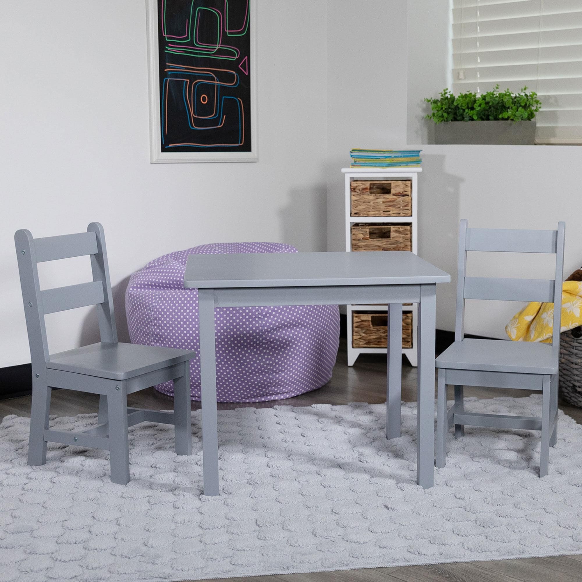 Flash furniture kids discount table and chairs