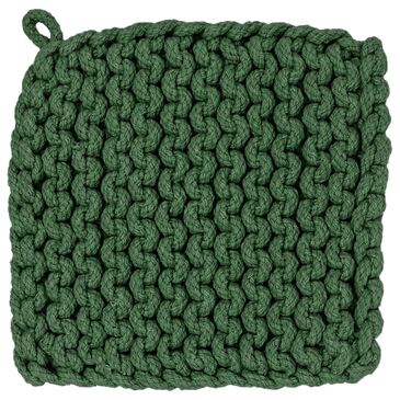 Boston International Knit Pot Holder in Forest Green, , large