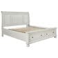 Ashley Robbinsdale King Sleigh Storage Bed in Antique White, , large