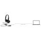 Logitech H390 USB Computer Headset with Noise Cancelling Mic in Black, , large