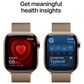 Apple Watch Series 11 (GPS+Cellular) 42mm Titanium Case with Milanese Loop in Gold and 2-Year AppleCare+, , large