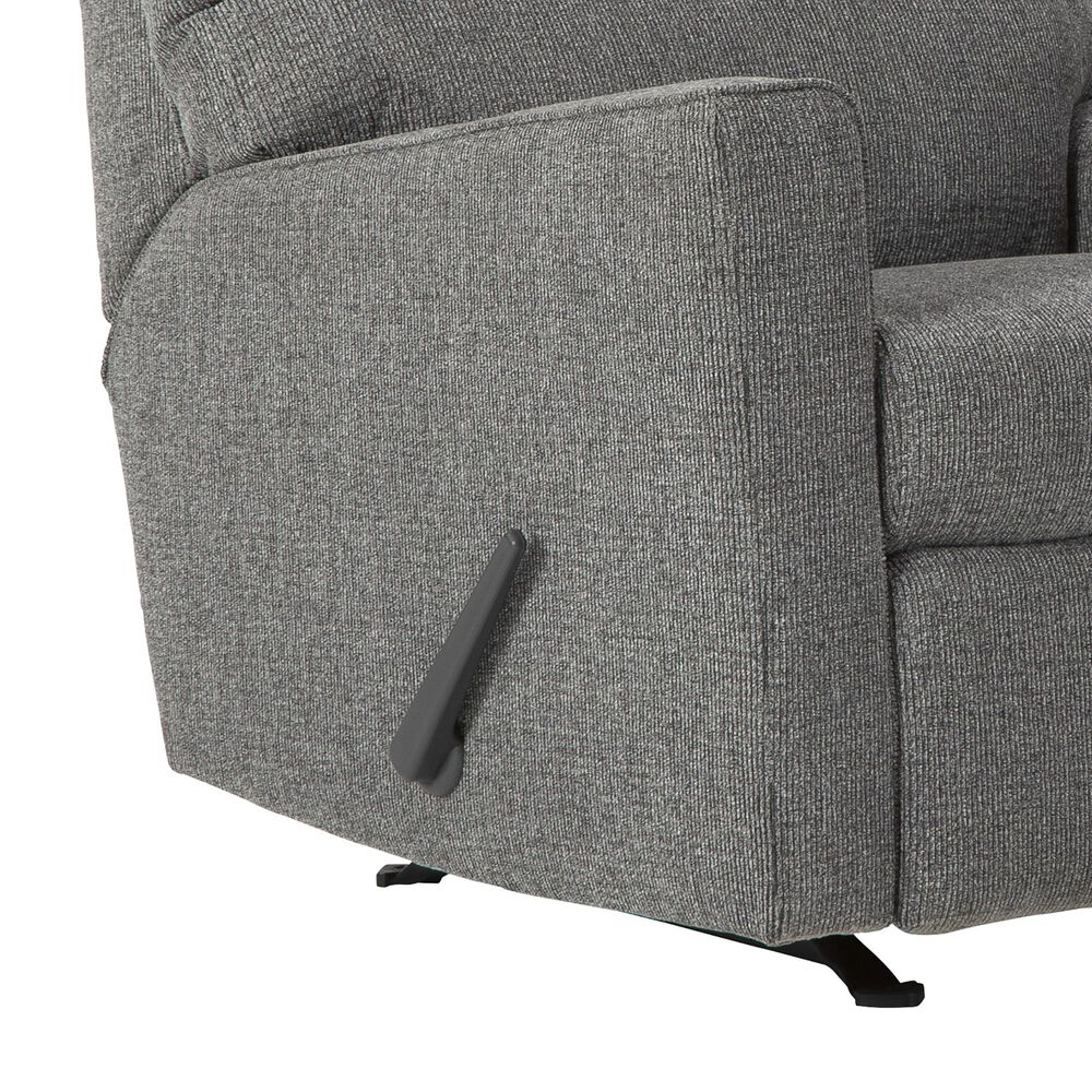 Signature Design by Ashley Dalhart Rocker Recliner in Charcoal, , large