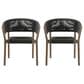 Blue River Doris Patio Dining Chair in Light Eucalyptus and Charcoal (Set of 2), , large