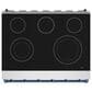 Thor Kitchen Gordon Ramsay 6 Cu. Ft. Professional Freestanding Electric Range with Blue Handle Kit in Stainless Steel, , large