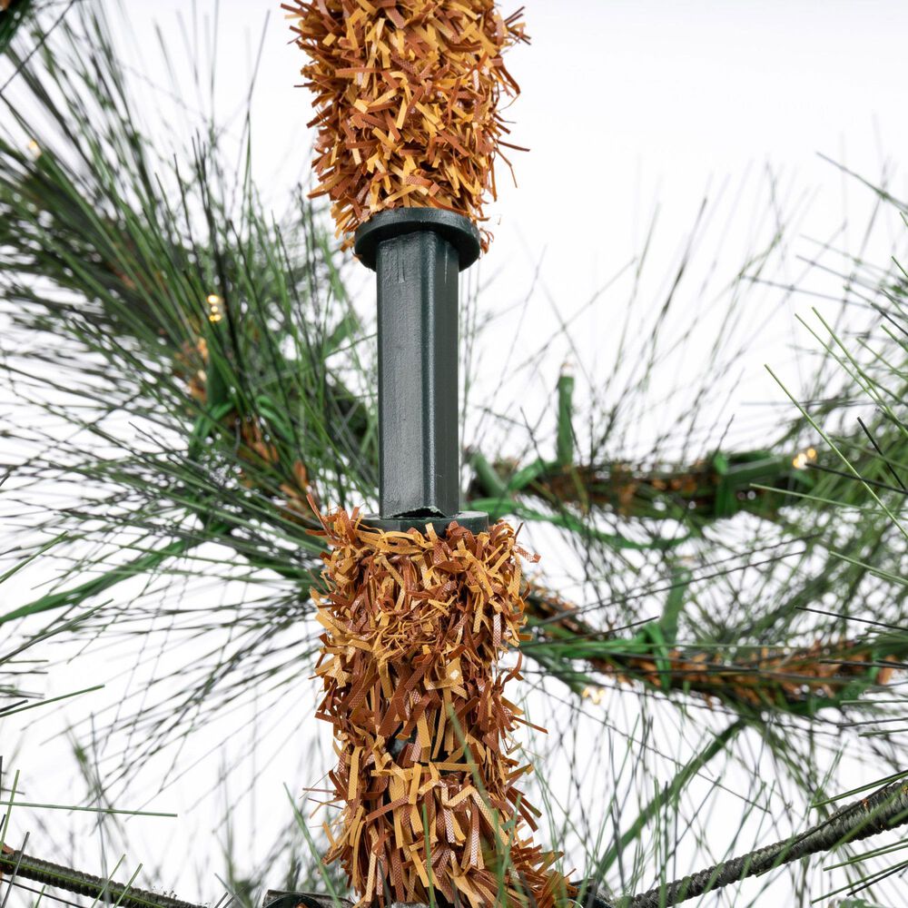 The Gerson Company 3' Pre-Lit Hard Needle Tips Hinged Tree in Green, , large