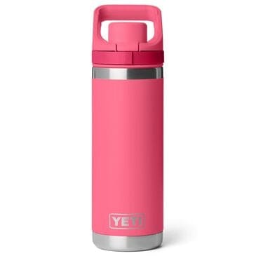 YETI Rambler 18 Oz Water Bottle with Flip Chug Cap in Tropical Pink, , large