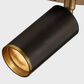 Troy Lighting Caleb 1-Light Flush Mount in Patina Brass and Bronze, , large