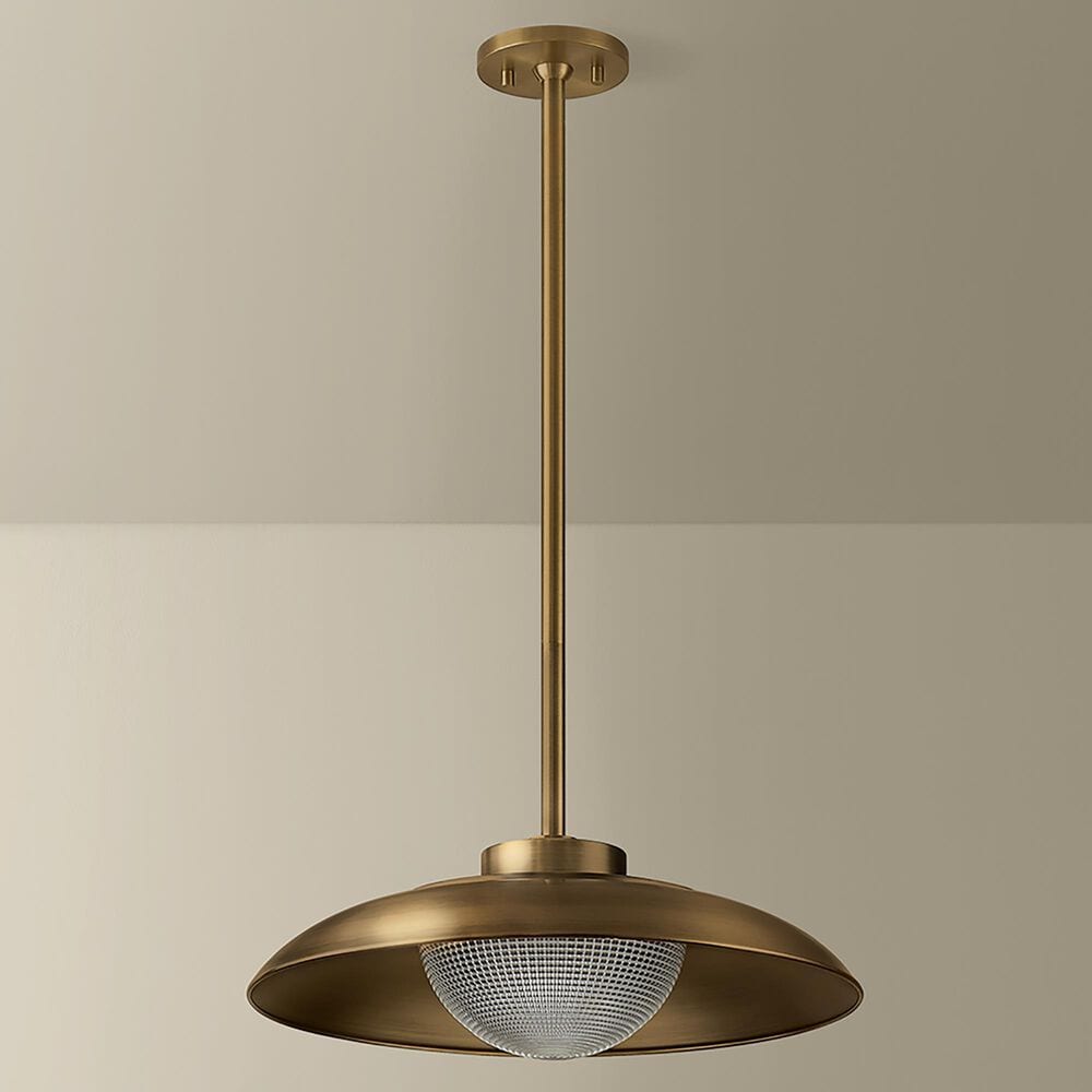 Troy Lighting Braxton 1-Light Pendant in Patina Brass, , large