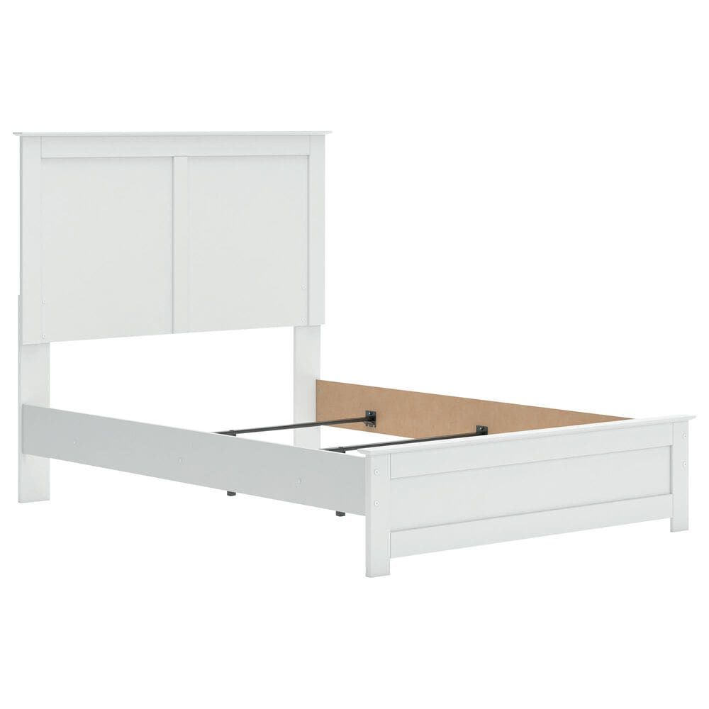 Ashley Bostwick Shoals 5-Piece Full Panel Bedroom Set in White, , large