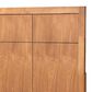 Baxton Studio Monroe Twin Panel Headboard in Ash Walnut, , large