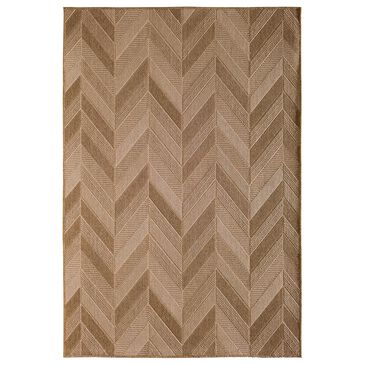 Central Oriental Santorini Parapatch 2" x 3" Tan Area Rug, , large