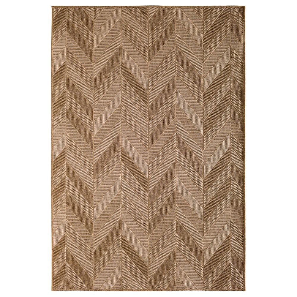 Central Oriental Santorini Parapatch 2" x 3" Tan Area Rug, , large