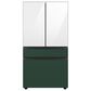 Samsung Bespoke 4-Door French Door Refrigerator Top Panel in White Glass, , large
