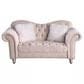 Morden Fort America Stationary Loveseat in Beige Velvet, , large