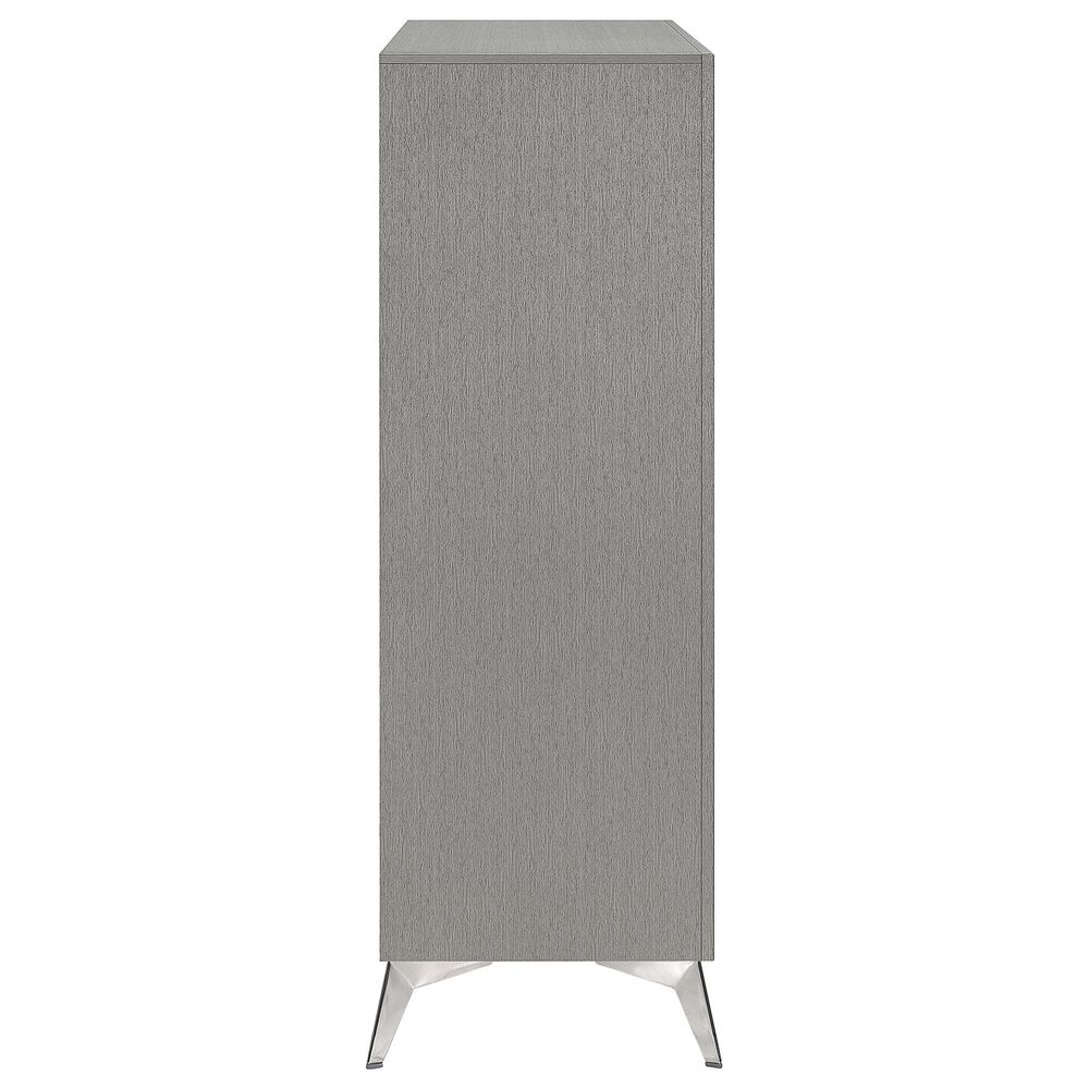 New Heritage Design Huxley 5-Drawer Chest in Gray, , large