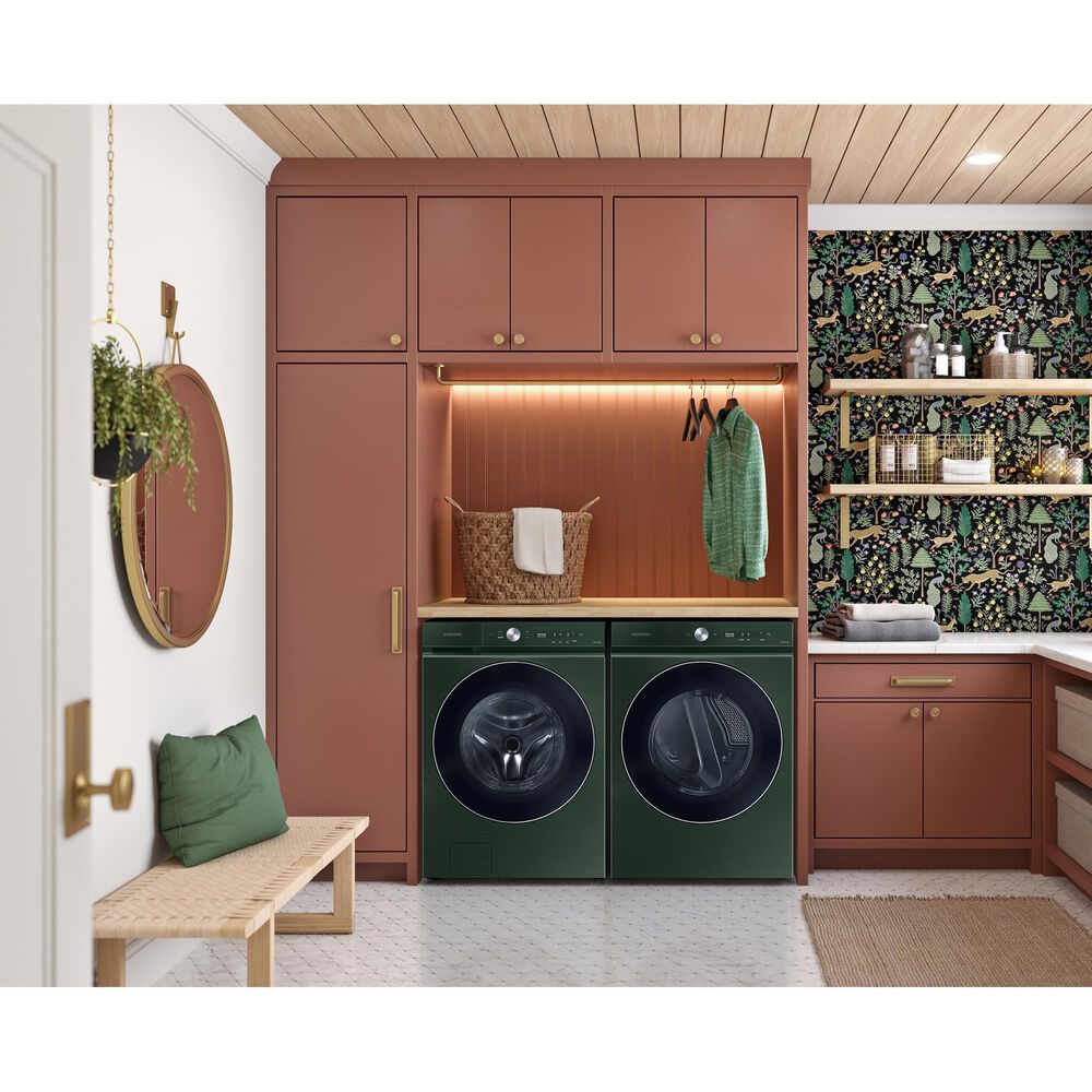 Samsung 7.6 Cu. Ft. Electric Dryer with Steam in Forrest Green, , large