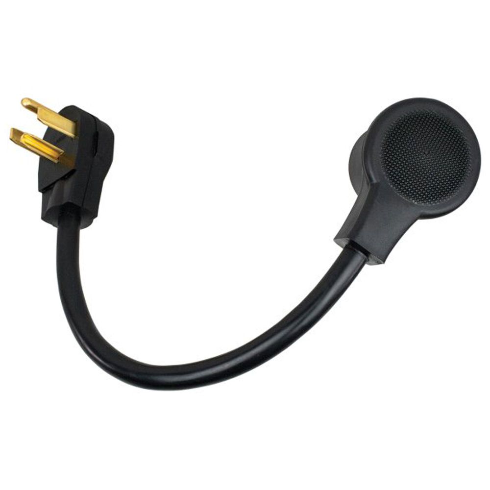 Petra Industries Inc 4-Prong to 3-Prong Dryer Cord Adapter in Black, , large