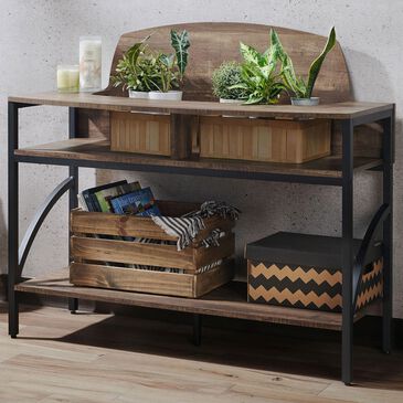Furniture of America Green Plant Stand in Reclaimed Oak, , large