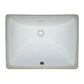 MS International 18.5" x 13.75" Rectangular Porcelain Undermount Bathroom Vanity Sink in White, , large