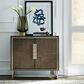 Drew and Jonathan Home Boulevard Door Chest in Dark Brown and Soft Champagne, , large