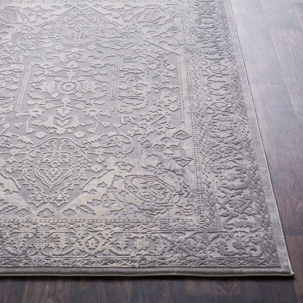 Surya Tibetan 9&#39;3&quot; x 12&#39;3&quot; Charcoal, Ivory and Tan Area Rug, , large