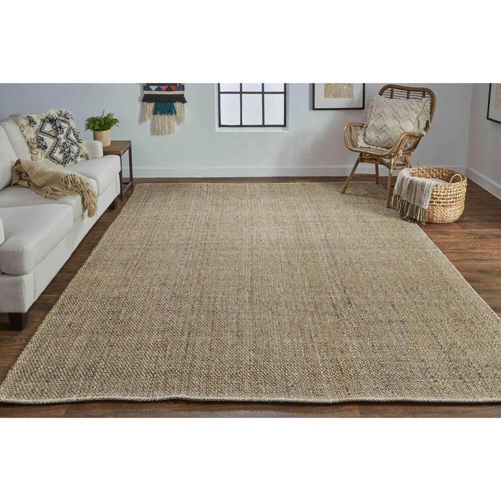 Feizy Naples 8&#39; x 10&#39; Brown Indoor/Outdoor Area Rug, , large