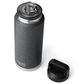 YETI Rambler 36 Oz Bottle with Chug Cap in Black Stone, , large