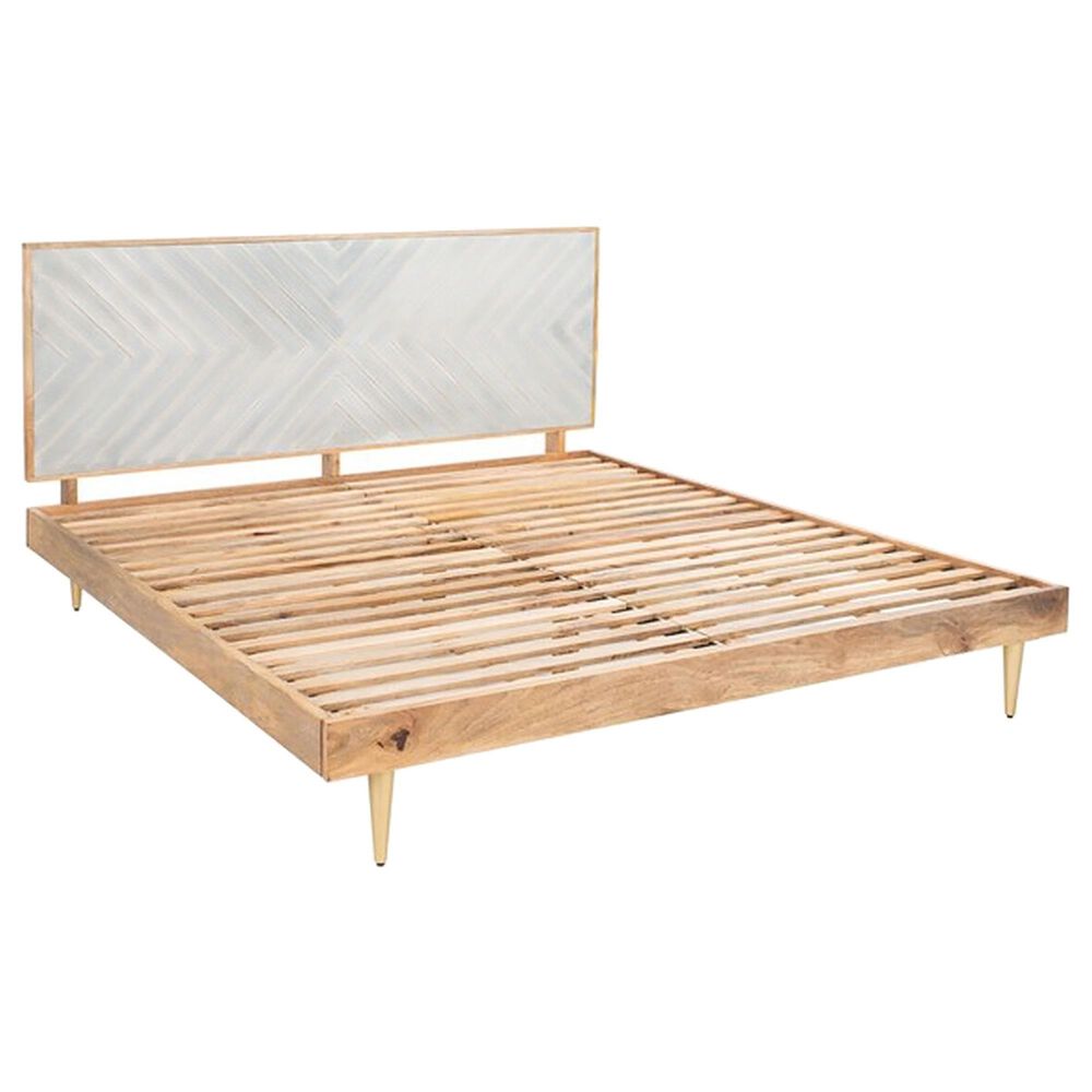 Safavieh Kade Queen Platform Bed in Gray, , large